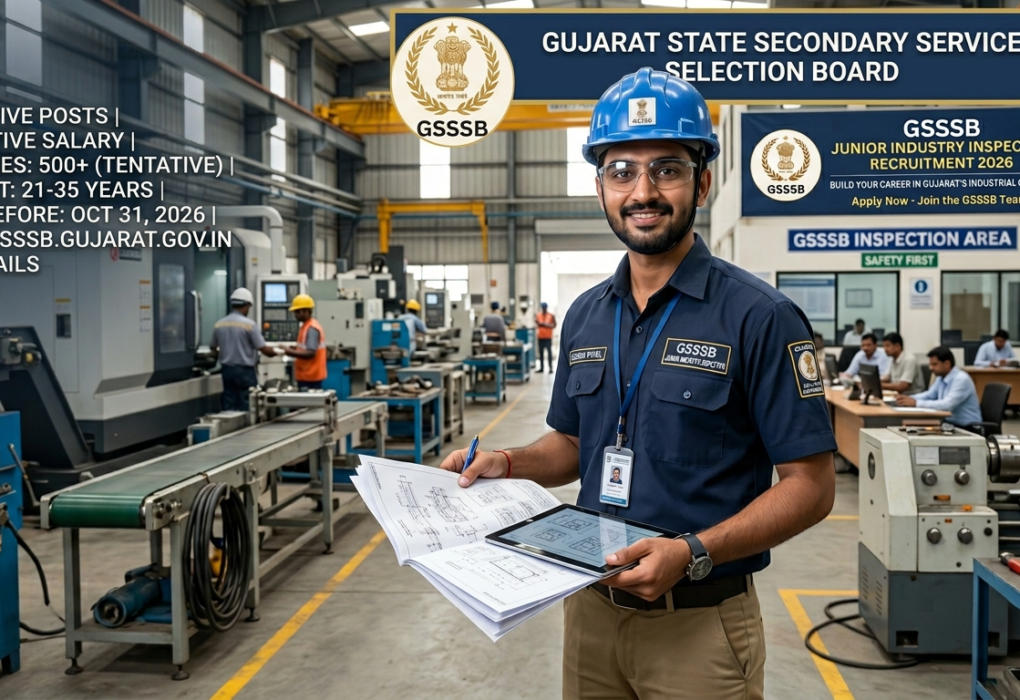 GSSSB Junior Industry Inspector Recruitment 2026