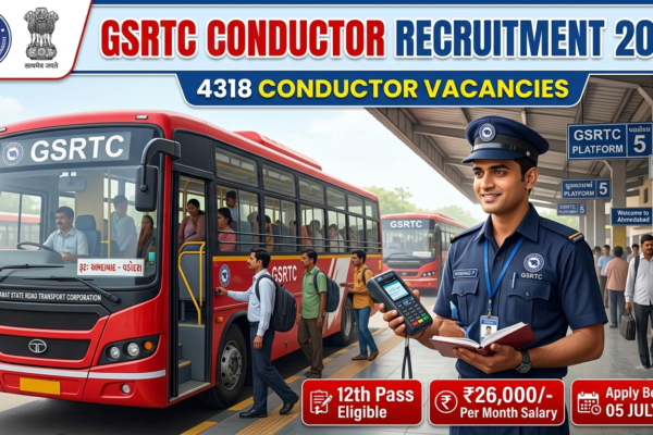 GSRTC Conductor Vacancy 2026 Apply Online