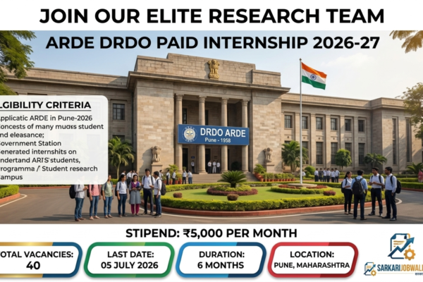 ARDE DRDO Paid Internship 2026 for Engineering and M.Tech students