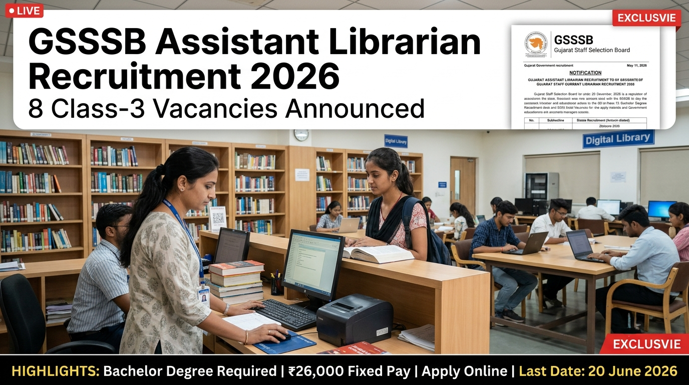 Assistant Librarian Recruitment 2026 Vacancy