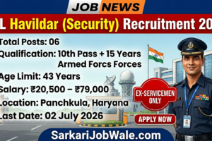 BEL Havildar Security Recruitment 2026