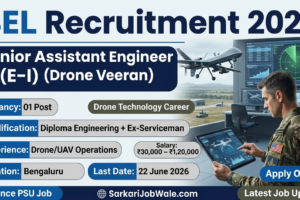 BEL Senior Assistant Engineer Drone Veteran Recruitment 2026