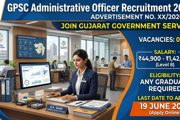 GPSC Administrative Officer Recruitment 2026