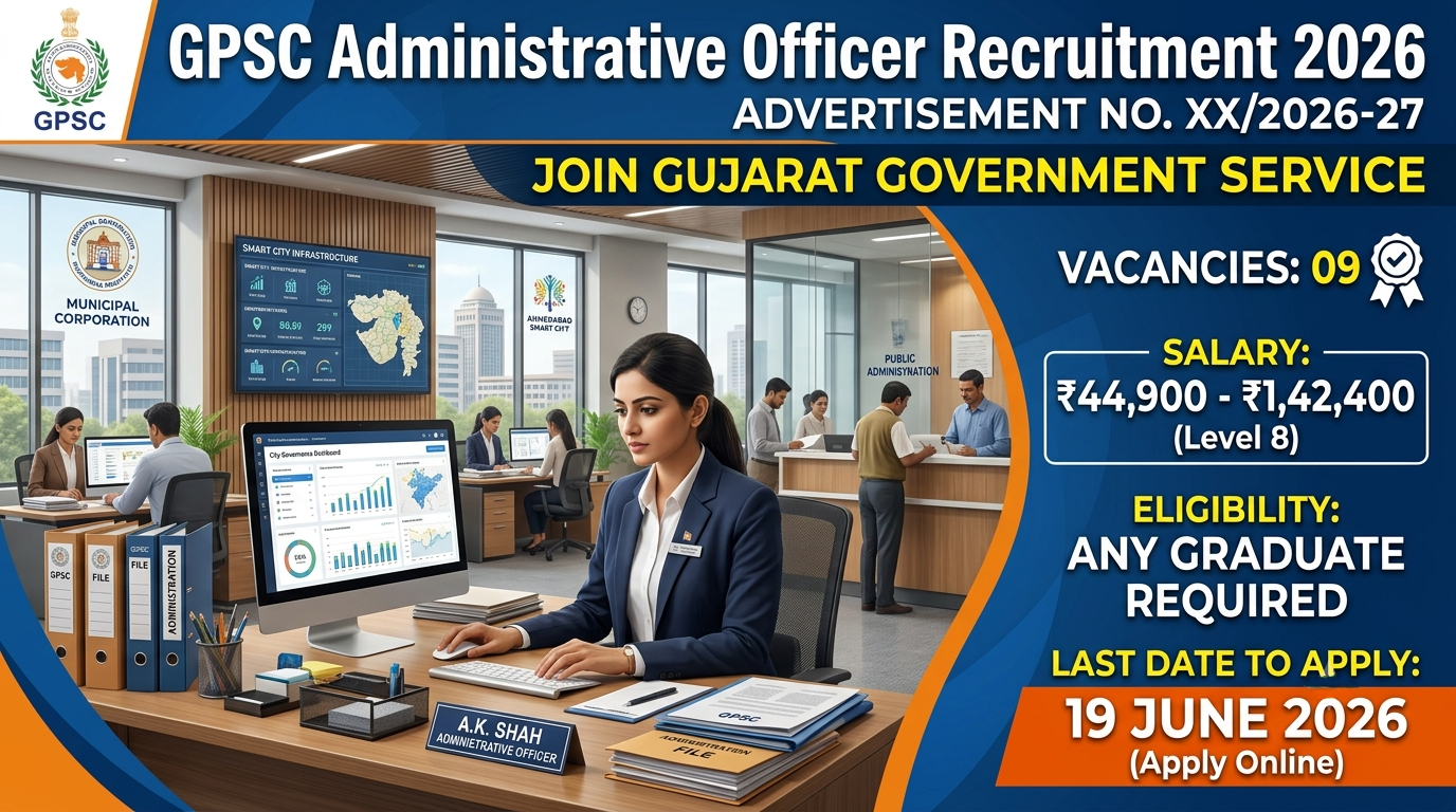 GPSC Administrative Officer Recruitment 2026