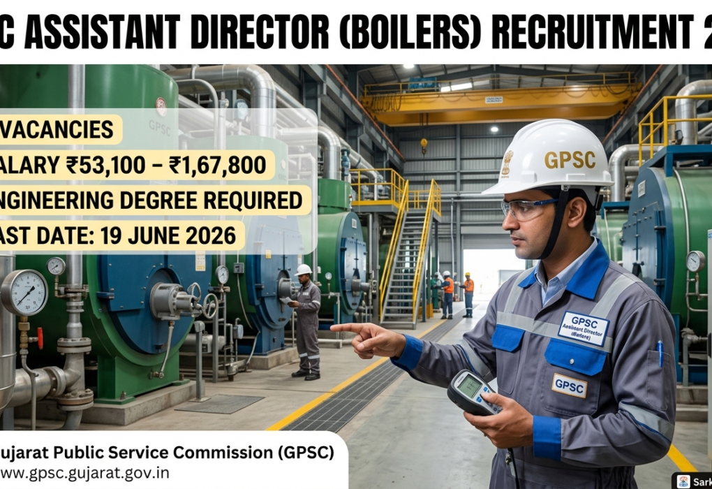 GPSC Assistant Director Boilers Recruitment 2026