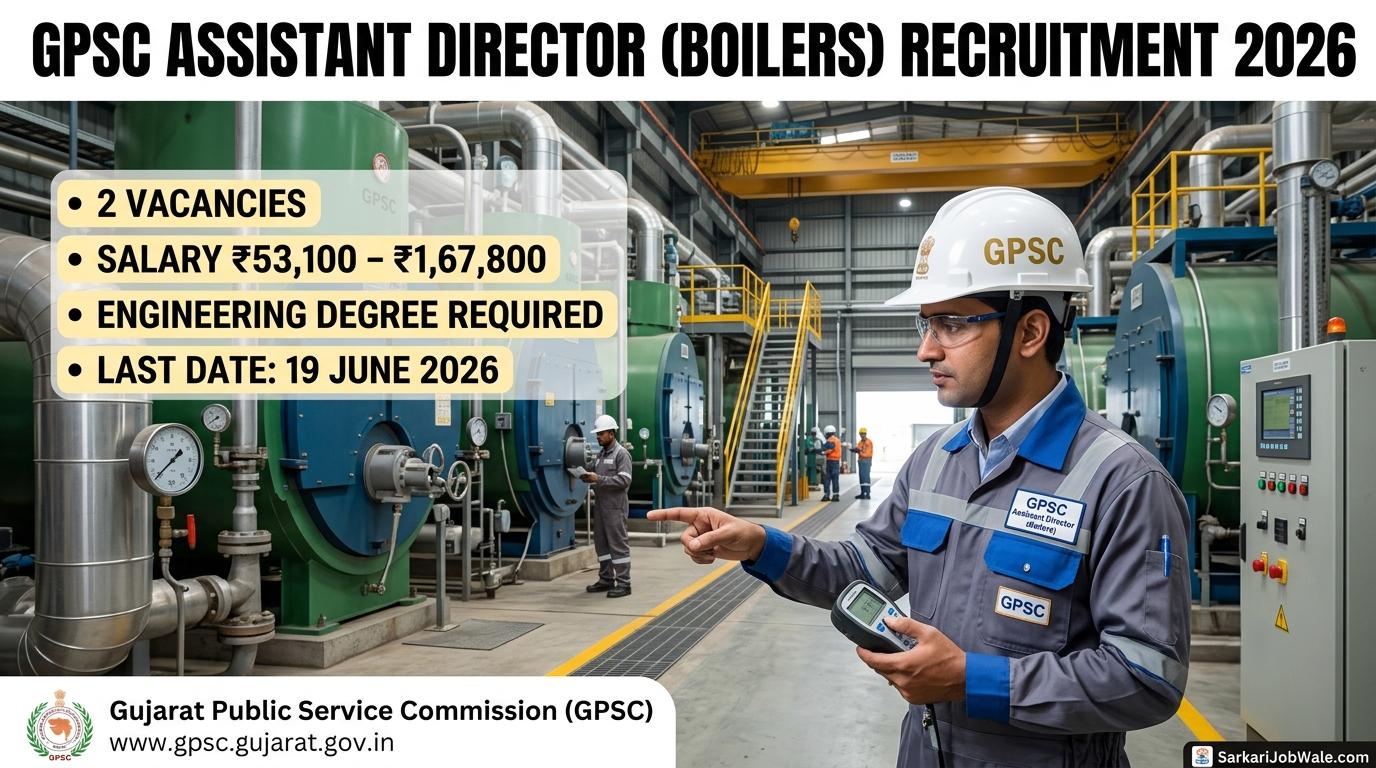 GPSC Assistant Director Boilers Recruitment 2026