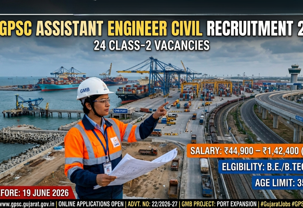 GPSC Assistant Engineer Civil Recruitment 2026