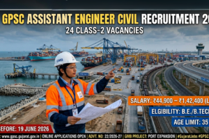 GPSC Assistant Engineer Civil Recruitment 2026