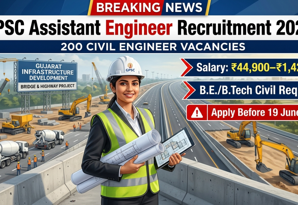 GPSC Assistant Engineer Civil Recruitment 2026