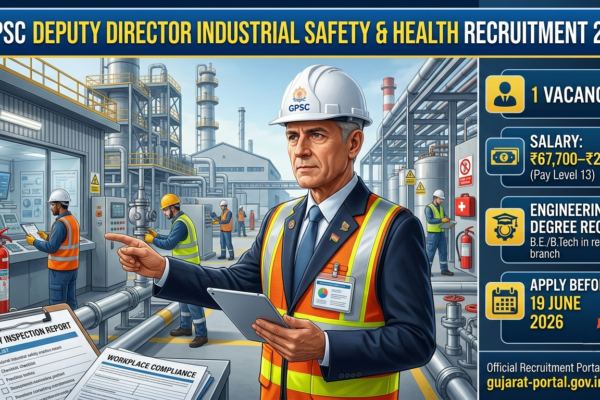 GPSC Deputy Director Industrial Safety Recruitment 2026