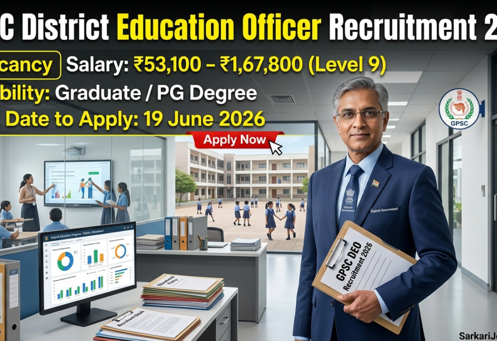 GPSC District Education Officer Recruitment 2026