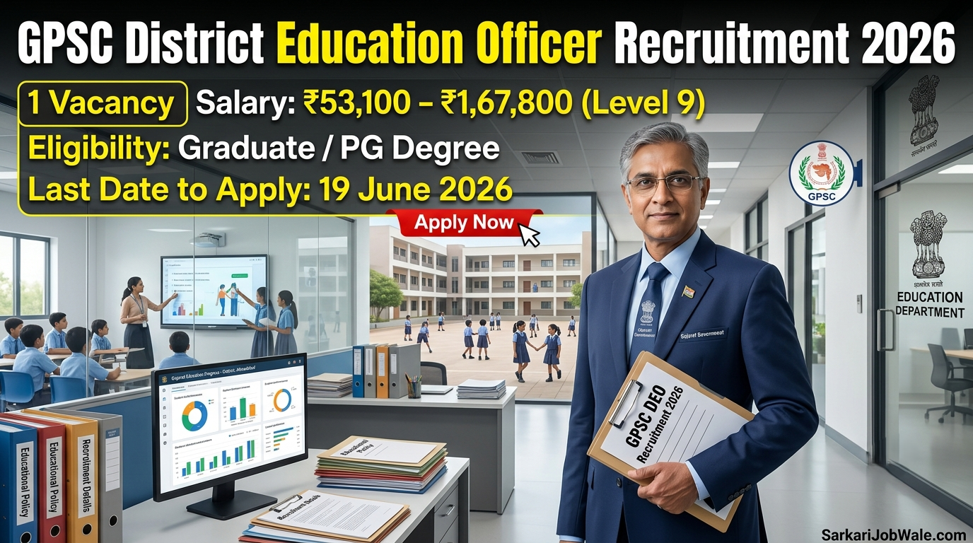 GPSC District Education Officer Recruitment 2026