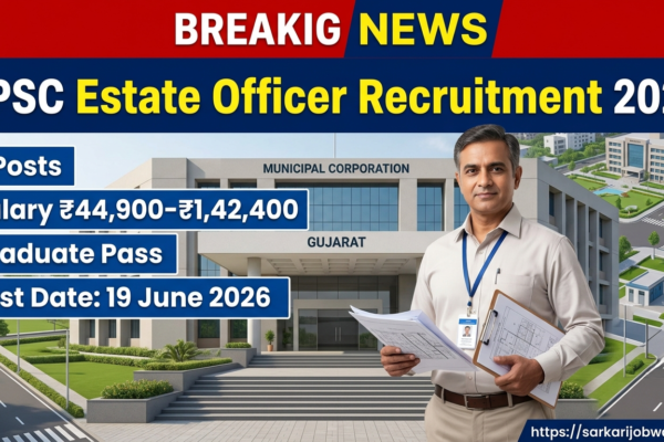 GPSC Estate Officer Recruitment 2026
