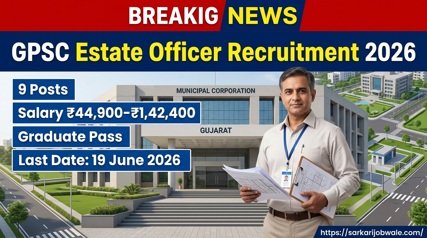 GPSC Estate Officer Recruitment 2026