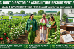 GPSC Joint Director of Agriculture Recruitment 2026