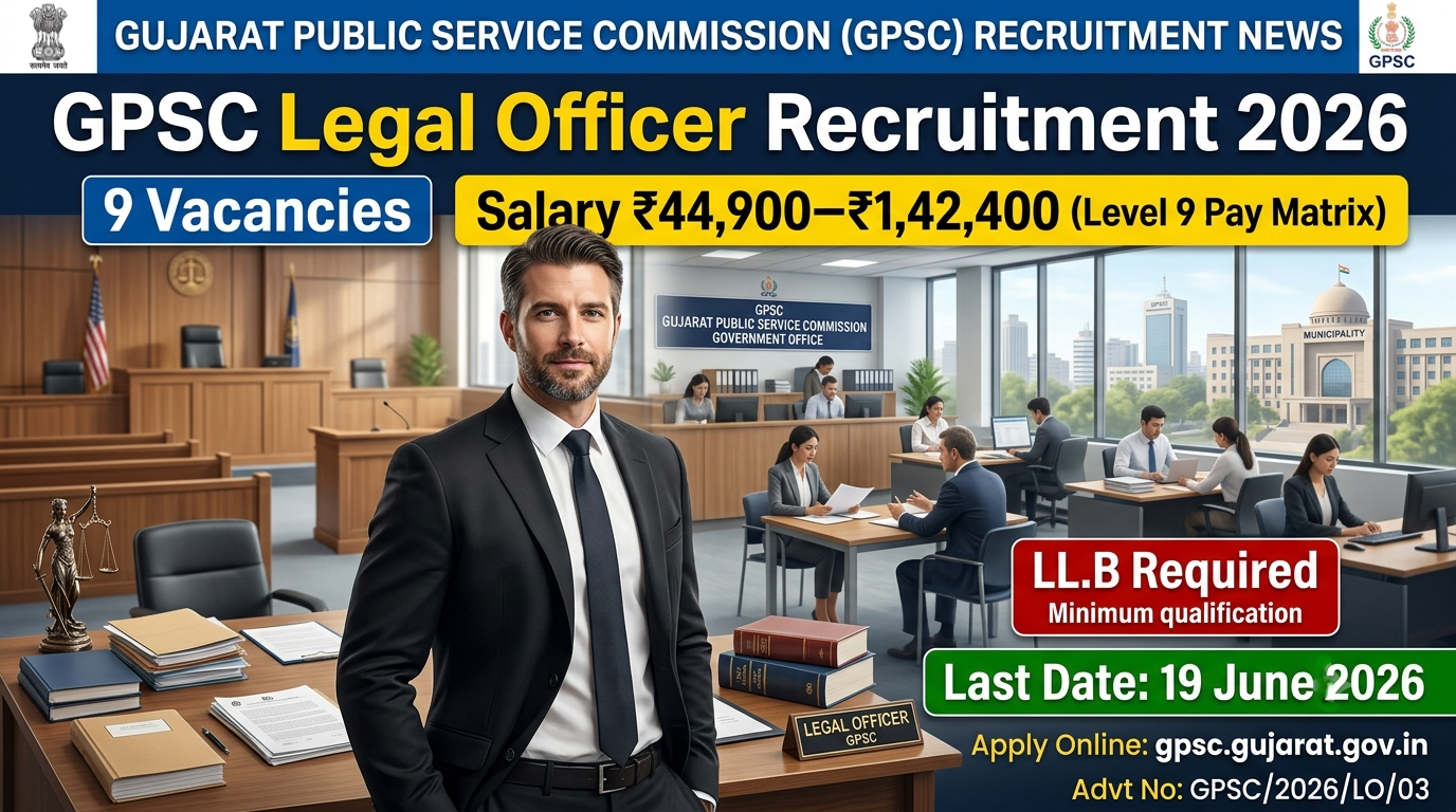 GPSC Legal Officer Recruitment 2026