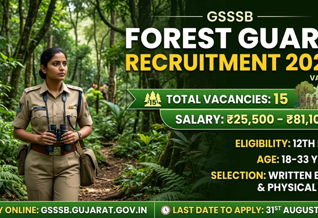 GSSSB Forest Guard Recruitment 2026