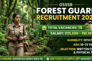 GSSSB Forest Guard Recruitment 2026